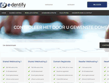Tablet Screenshot of e-dentify.nl